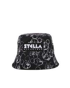 Stella McCartney Mickey Logo-Patch Bucket Hat