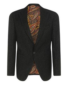 Etro Single-Breasted Slim-Fit Jacket