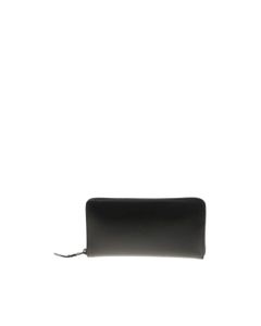 Brushed leather wallet