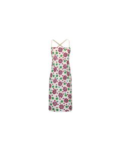 Midi Dress With All-over Floral Pattern