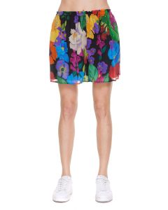 TWINSET Floral Print Elasticated-Waist Shorts
