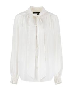 Boutique Moschino Bow Detailed Blouse