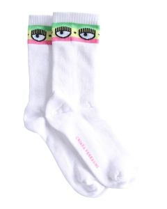 Chiara Ferragni Eyelike Intarsia Stretched Socks