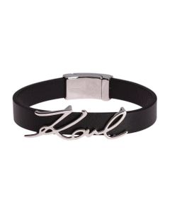 K/signature Leather Bracelet