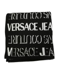 Wool Blend Scarf With The Unmistakable Monogram By Versace Jeans Couture