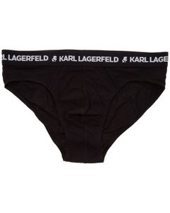 Karl Lagerfeld Logo Three-Pack Briefs