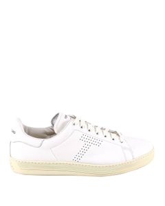 Tom Ford Warwick Logo Perforated Low-Top Sneakers