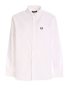 Patch pocket shirt in white