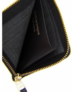 Embossed Logo wallet in black
