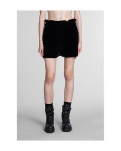 Shorts In Black Cotton