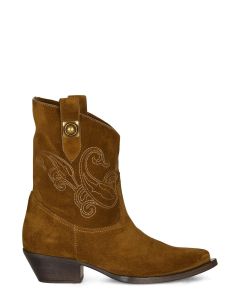 Etro Pointed Toe Western Boots