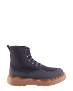 Hogan Lace-Up Chunky Ankle Boots
