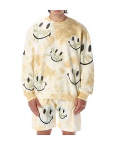 Smiley Shibori Dye Sweatshirt