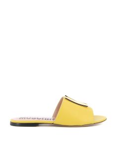 Gold-tone M sandals