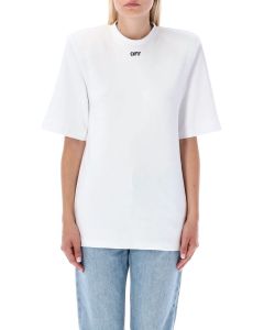 Off-White Padded Shoulder Crewneck T-Shirt