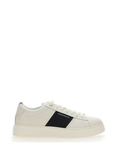 Emporio Armani Two-Tone Lace-Up Sneakers