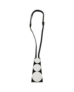 Necklace Polyester Black White