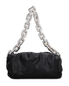 The Chain Pouch Leather Clutch