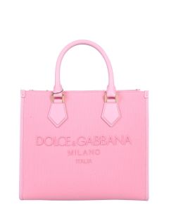 Dolce & Gabbana Logo Embroidered Tote Bag