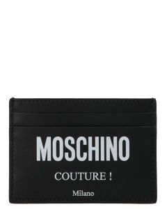 Moschino Couture Logo Print Cardholder
