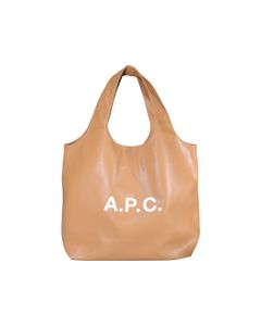 A.P.C. Logo Printed Tote Bag
