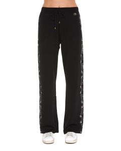 TWINSET Embroidered Detail Drawstring Pants