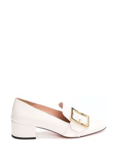 Bally Janell Almond Toe Block Heeled Loafers