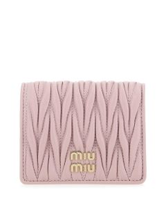 Miu Miu Logo Lettering Bi-Fold Wallet