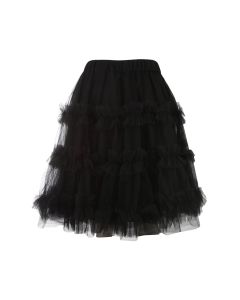 P.A.R.O.S.H. Ruffled Elasticated Waist Mini Skirt