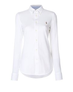 Button-down Oxford white shirt