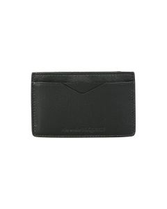 Leather Card Holder With Alexander Mcqueen's Signature Skull Emblem
