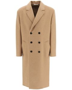 Valentino Double-Breasted Long-Sleeved Coat