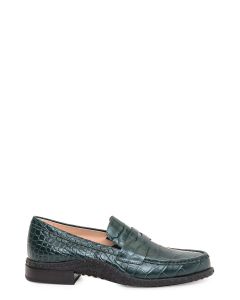 Tod's Embossed Penny Loafers