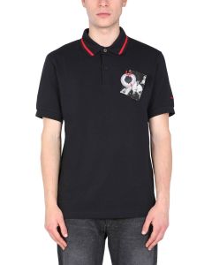 Raf Simons X Fred Perry Patchwork Short-Sleeved Polo Shirt