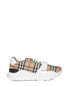 Burberry Vintage Checked Lace-Up Sneakers