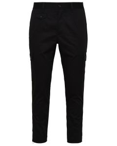 Dolce & Gabbana Logo Plaque Cropped Cargo Trousers