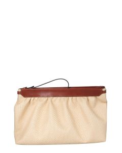Isabel Marant Luz Ruched Zipped Pouch Bag