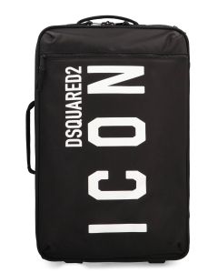 Dsquared2 Logo Printed Zip-Up Suitcase