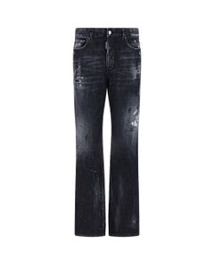 Dsquared2 Roadie Straight-Leg Faded Effect Jeans