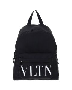 Valentino VLTN Logo Printed Backpack