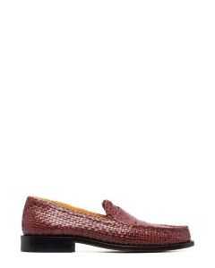Marni Woven Slip-On Loafers