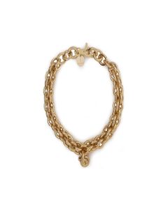 Berlin Golden Brass Chain Necklace