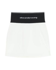 Alexander Wang High Waist A-Line Mini Skirt