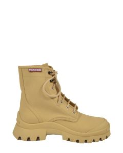 Dsquared2 Chunky Round-Toe Lace-Up Boots