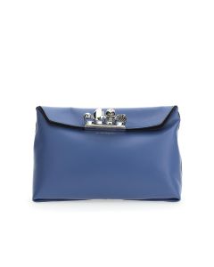 Alexander McQueen Four-Ring Embellished Clutch Bag