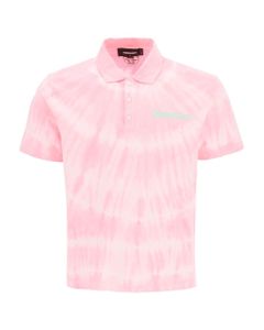Tie-dye Waves Polo Shirt