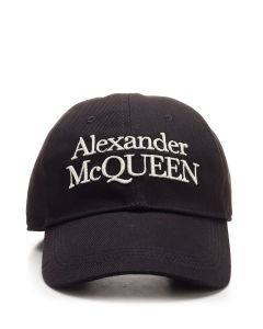 Alexander McQueen Logo Embroidered Baseball Cap