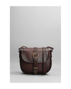 Rodeo Bag Shoulder Bag In Dark Brown Leather