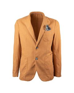 Bob Domi Orange Single-breasted Jacket