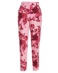 P.A.R.O.S.H. Floral Printed Tailored Pants